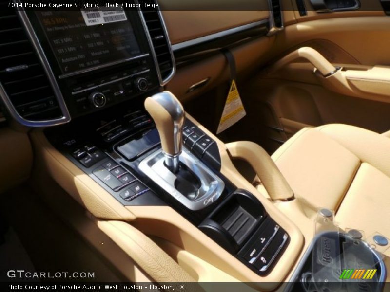 Black / Luxor Beige 2014 Porsche Cayenne S Hybrid