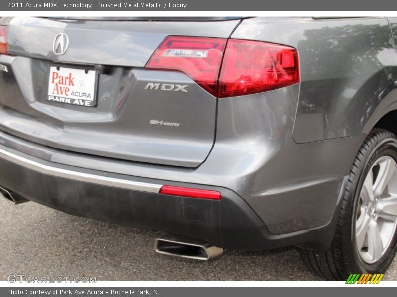 Polished Metal Metallic / Ebony 2011 Acura MDX Technology