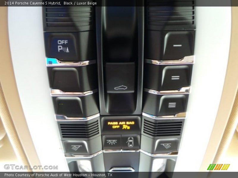 Black / Luxor Beige 2014 Porsche Cayenne S Hybrid