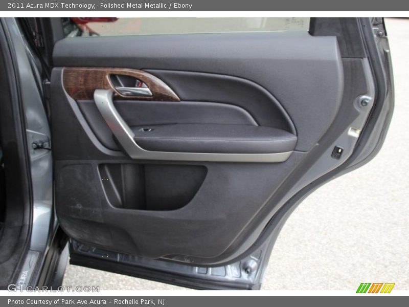 Polished Metal Metallic / Ebony 2011 Acura MDX Technology