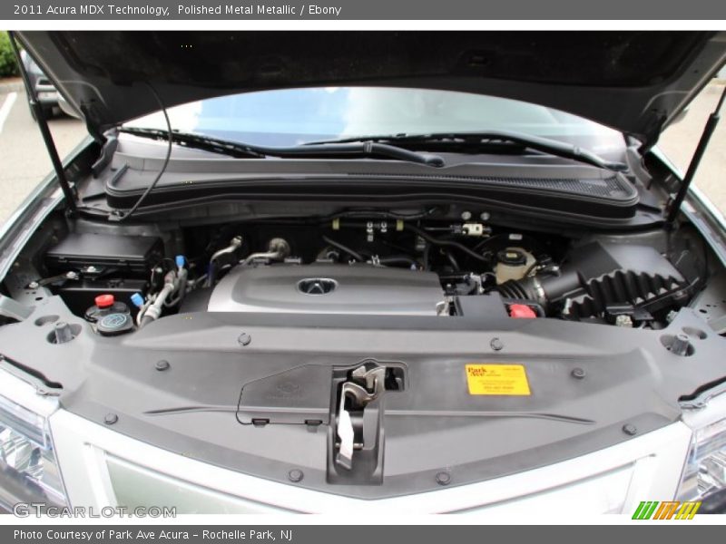 Polished Metal Metallic / Ebony 2011 Acura MDX Technology