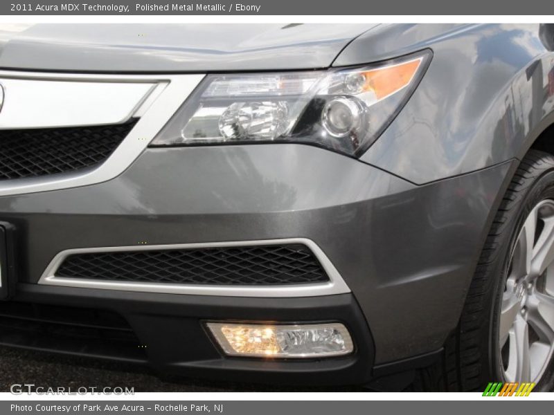 Polished Metal Metallic / Ebony 2011 Acura MDX Technology