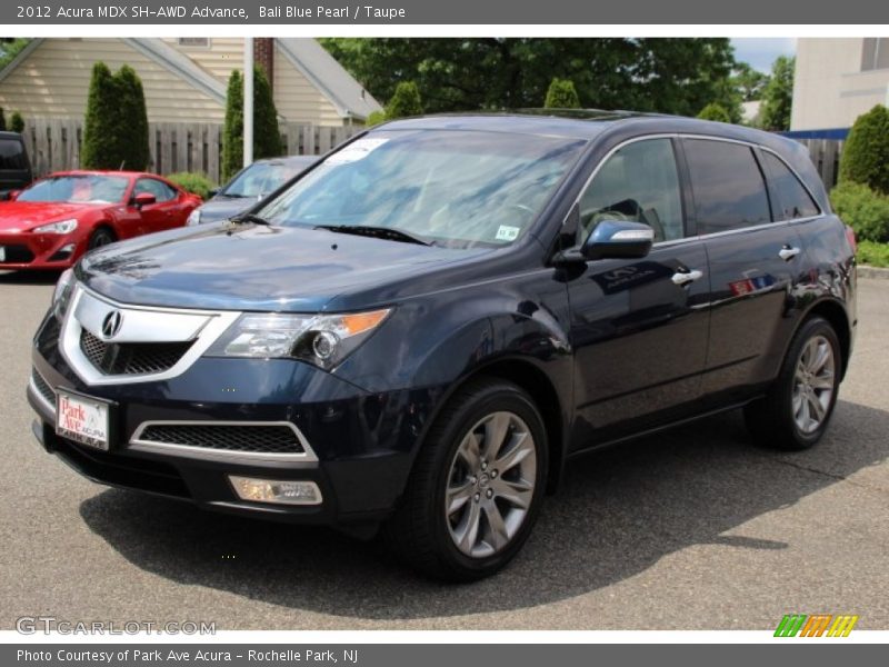 Bali Blue Pearl / Taupe 2012 Acura MDX SH-AWD Advance