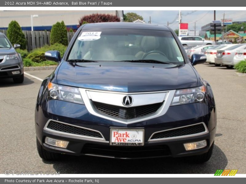 Bali Blue Pearl / Taupe 2012 Acura MDX SH-AWD Advance