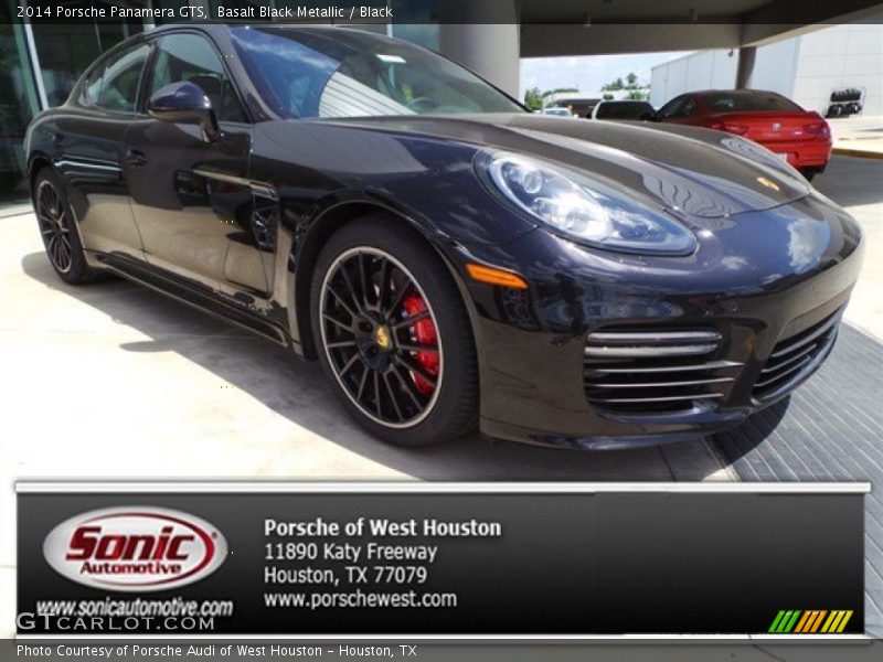 Basalt Black Metallic / Black 2014 Porsche Panamera GTS