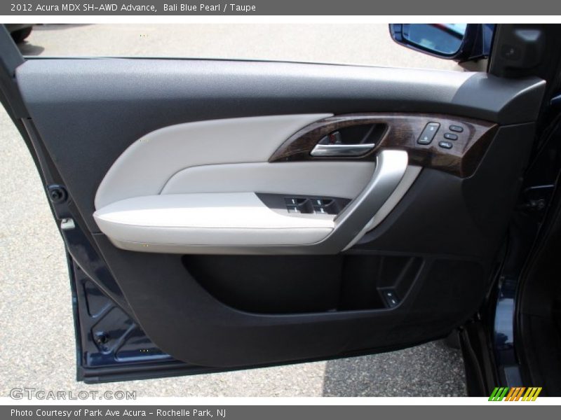 Bali Blue Pearl / Taupe 2012 Acura MDX SH-AWD Advance