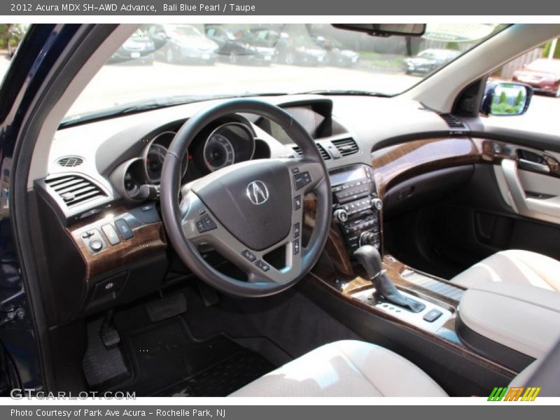 Bali Blue Pearl / Taupe 2012 Acura MDX SH-AWD Advance