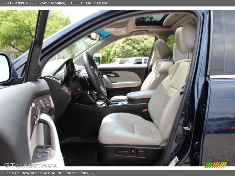Bali Blue Pearl / Taupe 2012 Acura MDX SH-AWD Advance