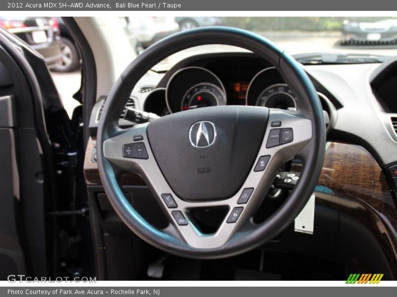 Bali Blue Pearl / Taupe 2012 Acura MDX SH-AWD Advance