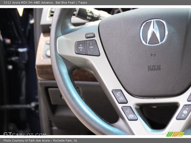 Bali Blue Pearl / Taupe 2012 Acura MDX SH-AWD Advance