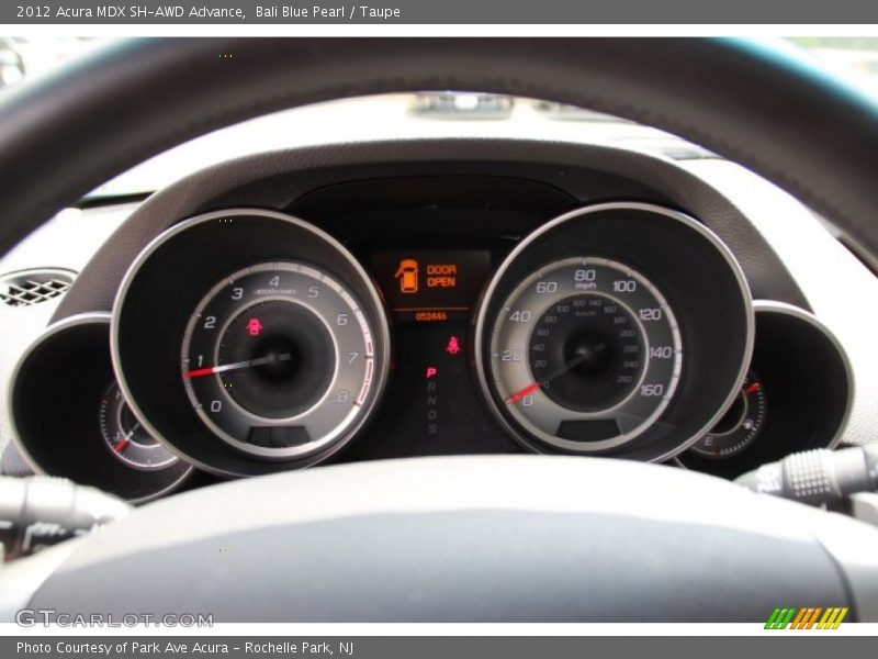 Bali Blue Pearl / Taupe 2012 Acura MDX SH-AWD Advance