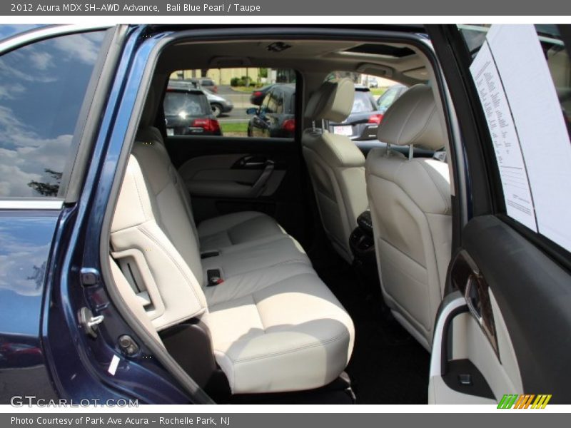 Bali Blue Pearl / Taupe 2012 Acura MDX SH-AWD Advance