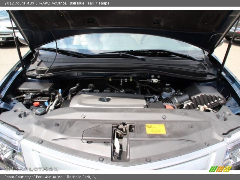 Bali Blue Pearl / Taupe 2012 Acura MDX SH-AWD Advance