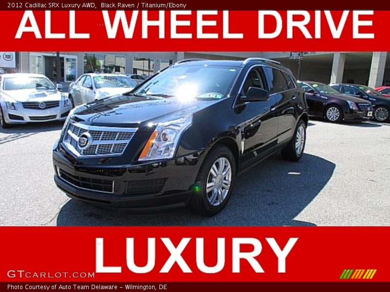 Black Raven / Titanium/Ebony 2012 Cadillac SRX Luxury AWD