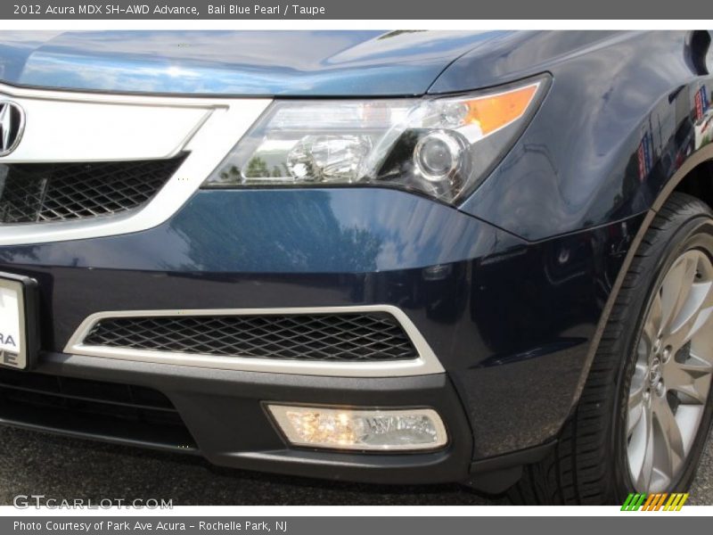 Bali Blue Pearl / Taupe 2012 Acura MDX SH-AWD Advance