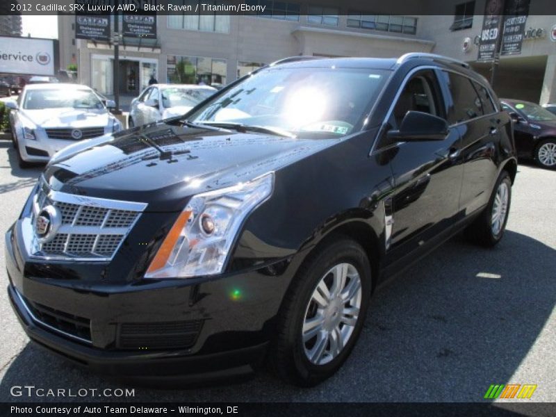 Black Raven / Titanium/Ebony 2012 Cadillac SRX Luxury AWD
