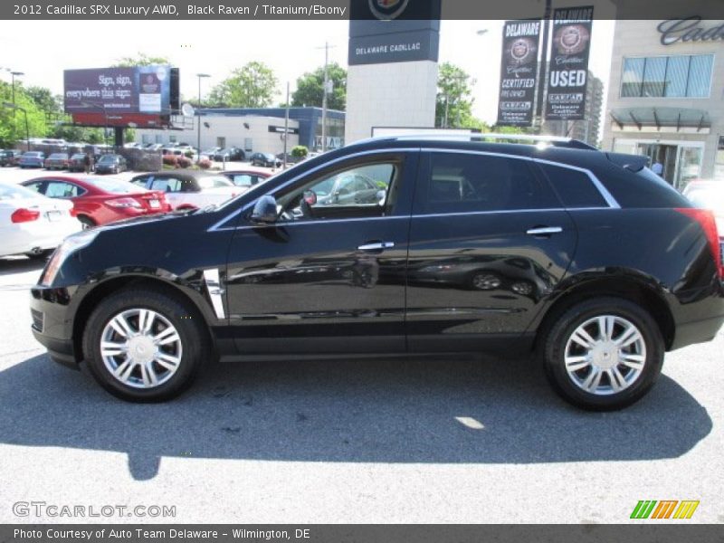 Black Raven / Titanium/Ebony 2012 Cadillac SRX Luxury AWD