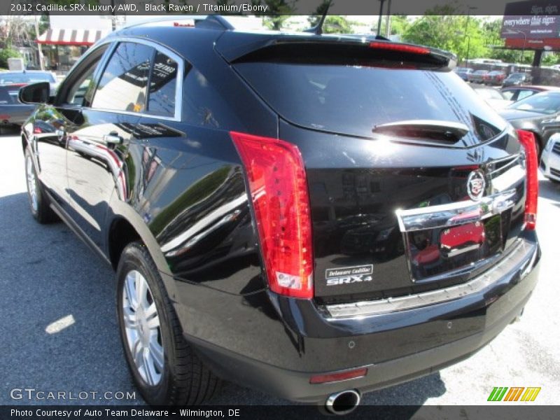 Black Raven / Titanium/Ebony 2012 Cadillac SRX Luxury AWD
