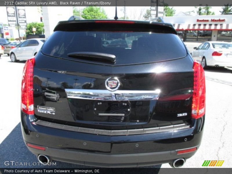 Black Raven / Titanium/Ebony 2012 Cadillac SRX Luxury AWD