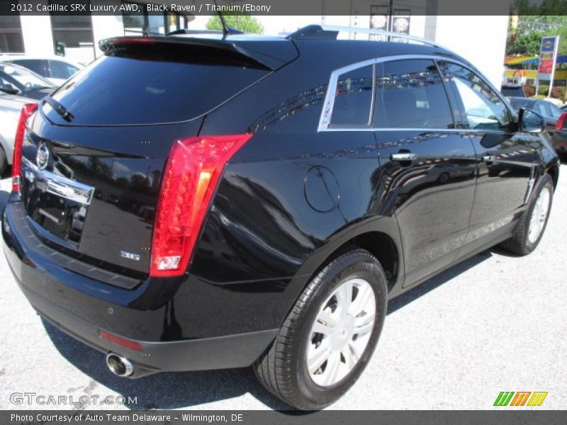 Black Raven / Titanium/Ebony 2012 Cadillac SRX Luxury AWD