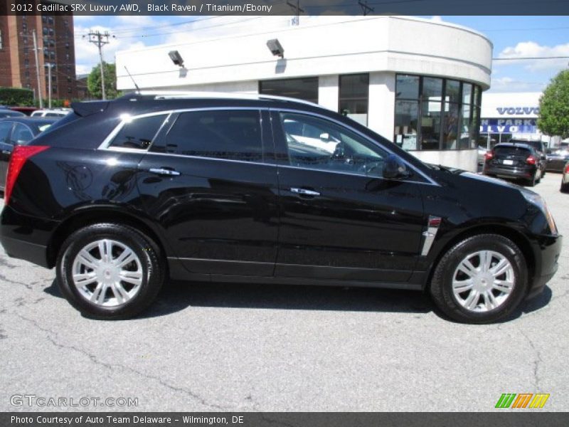 Black Raven / Titanium/Ebony 2012 Cadillac SRX Luxury AWD