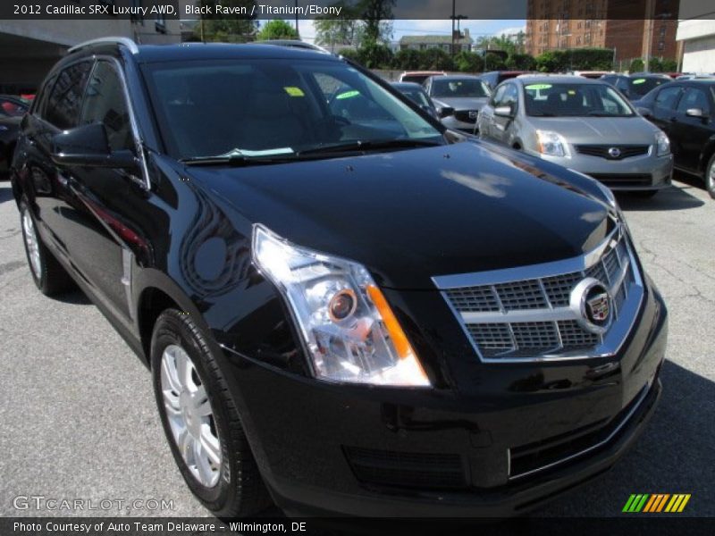 Black Raven / Titanium/Ebony 2012 Cadillac SRX Luxury AWD
