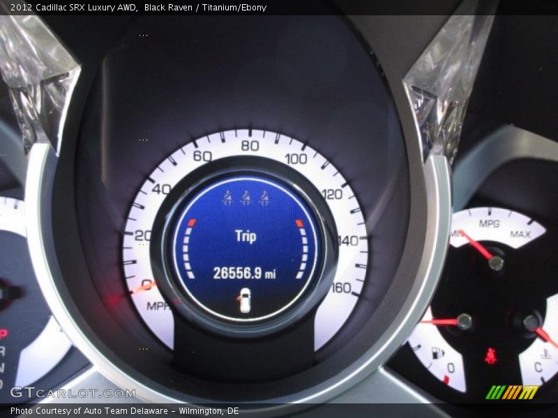 Black Raven / Titanium/Ebony 2012 Cadillac SRX Luxury AWD