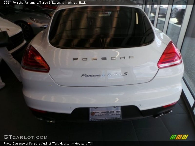 White / Black 2014 Porsche Panamera Turbo S Executive