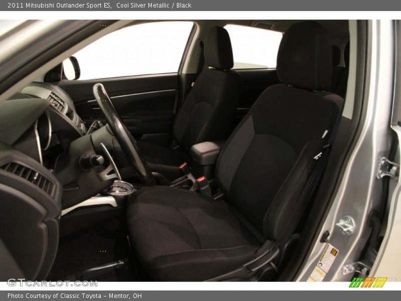Cool Silver Metallic / Black 2011 Mitsubishi Outlander Sport ES