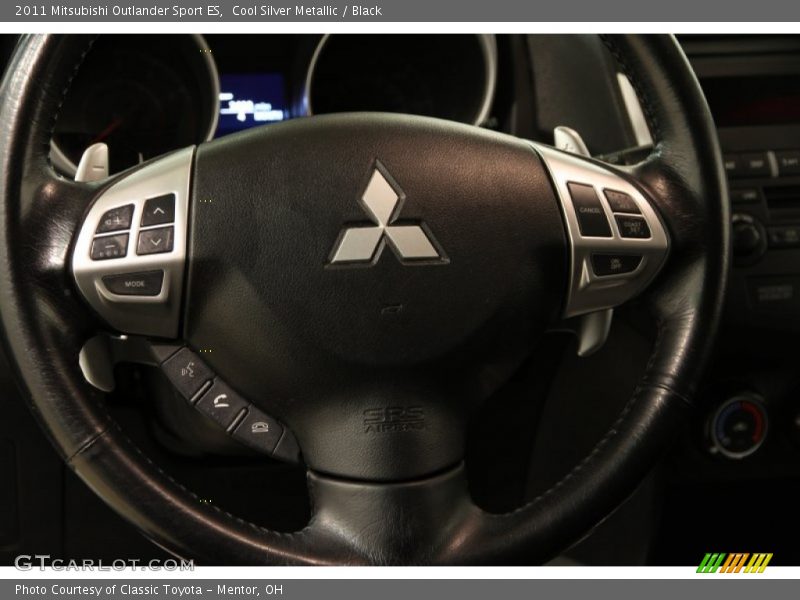 Cool Silver Metallic / Black 2011 Mitsubishi Outlander Sport ES