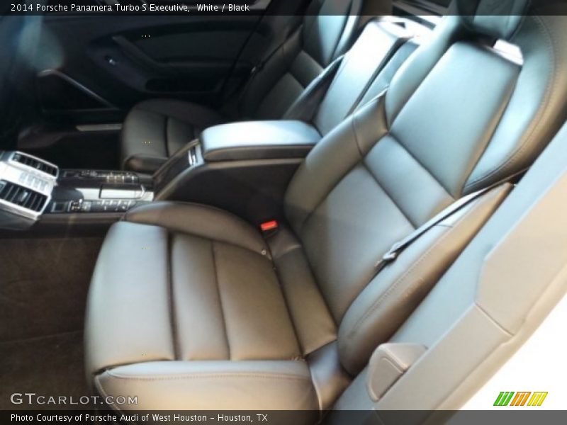 Rear Seat of 2014 Panamera Turbo S Executive
