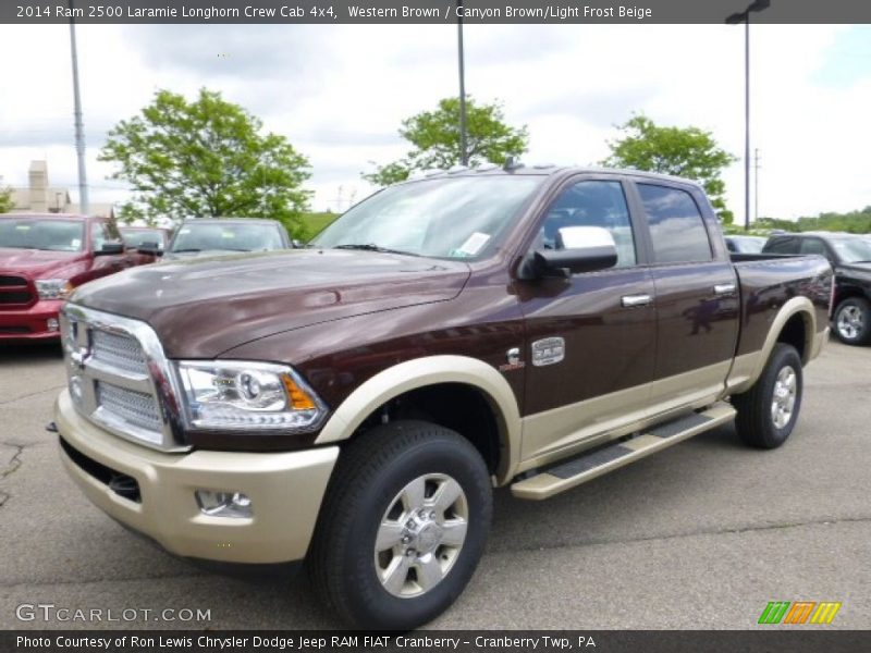 Front 3/4 View of 2014 2500 Laramie Longhorn Crew Cab 4x4