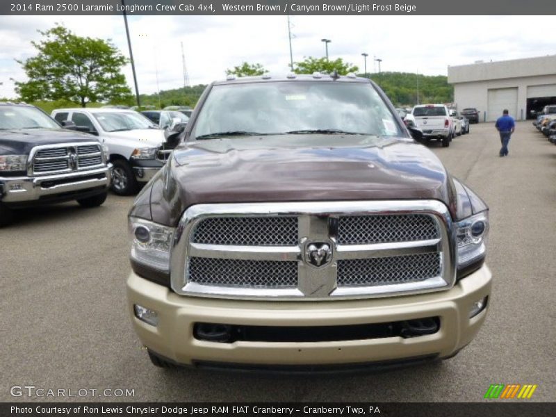Western Brown / Canyon Brown/Light Frost Beige 2014 Ram 2500 Laramie Longhorn Crew Cab 4x4