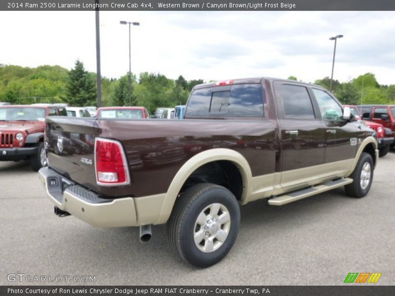 Western Brown / Canyon Brown/Light Frost Beige 2014 Ram 2500 Laramie Longhorn Crew Cab 4x4