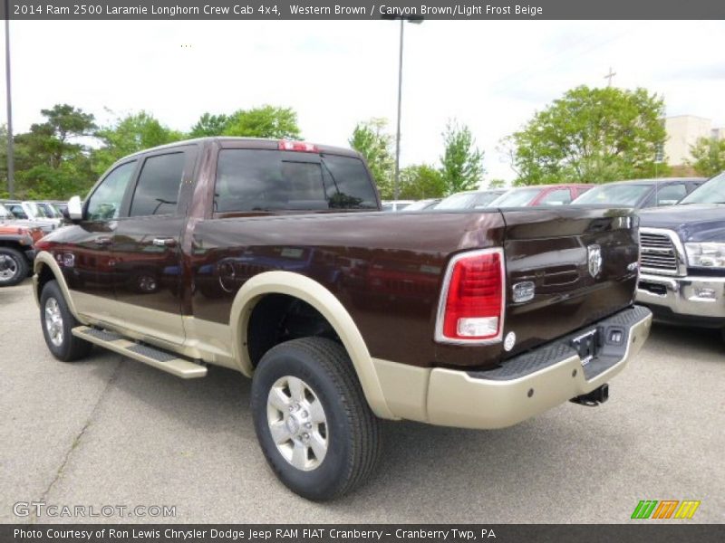 Western Brown / Canyon Brown/Light Frost Beige 2014 Ram 2500 Laramie Longhorn Crew Cab 4x4