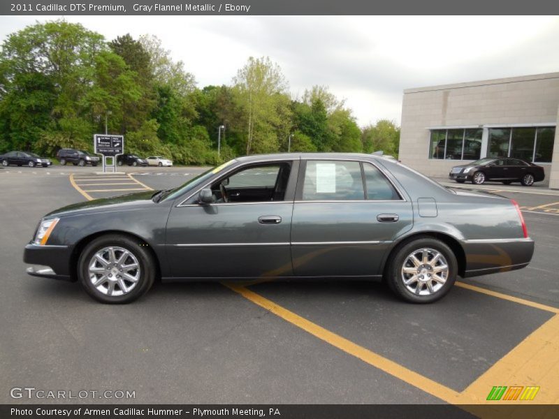 Gray Flannel Metallic / Ebony 2011 Cadillac DTS Premium