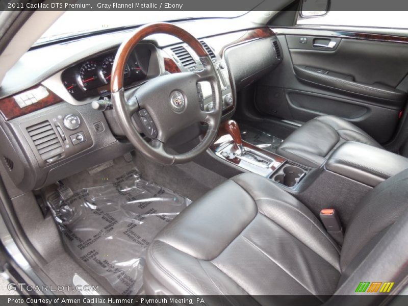 Gray Flannel Metallic / Ebony 2011 Cadillac DTS Premium