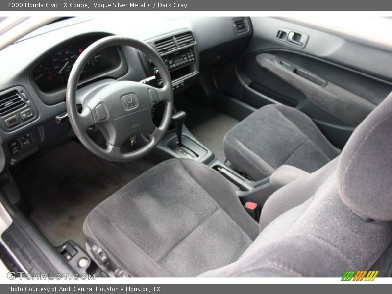 Vogue Silver Metallic / Dark Gray 2000 Honda Civic EX Coupe