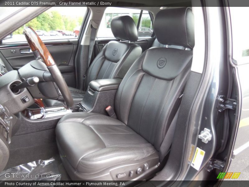 Gray Flannel Metallic / Ebony 2011 Cadillac DTS Premium