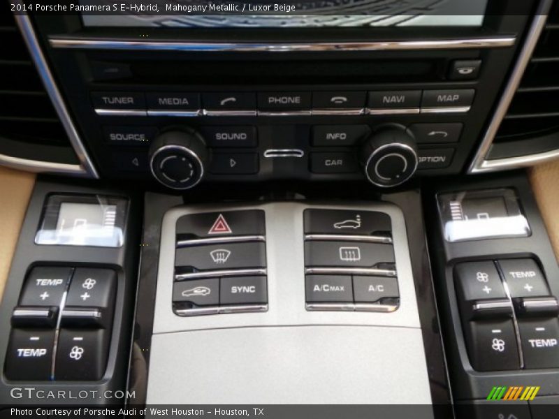 Mahogany Metallic / Luxor Beige 2014 Porsche Panamera S E-Hybrid