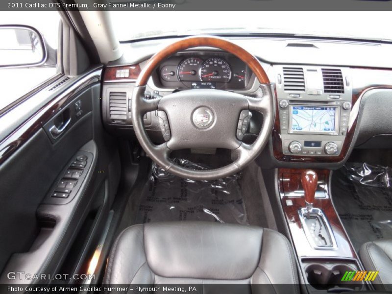 Gray Flannel Metallic / Ebony 2011 Cadillac DTS Premium