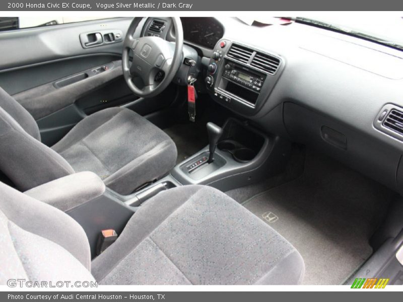 Vogue Silver Metallic / Dark Gray 2000 Honda Civic EX Coupe