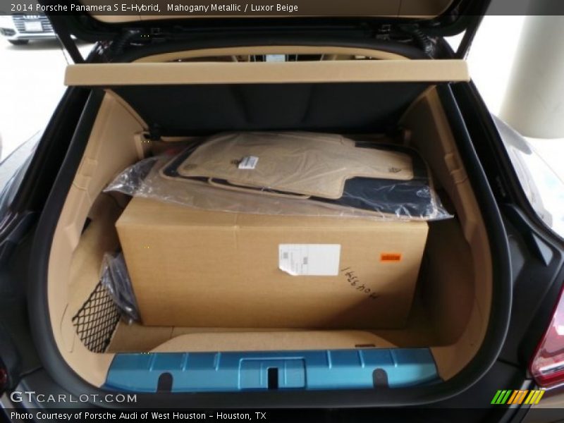 Mahogany Metallic / Luxor Beige 2014 Porsche Panamera S E-Hybrid