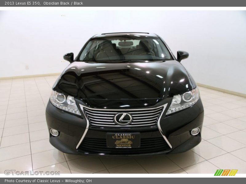 Obsidian Black / Black 2013 Lexus ES 350