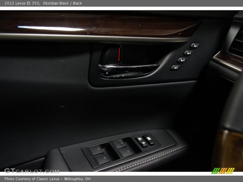 Obsidian Black / Black 2013 Lexus ES 350