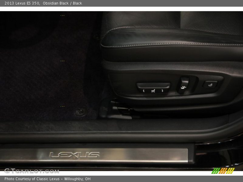 Obsidian Black / Black 2013 Lexus ES 350