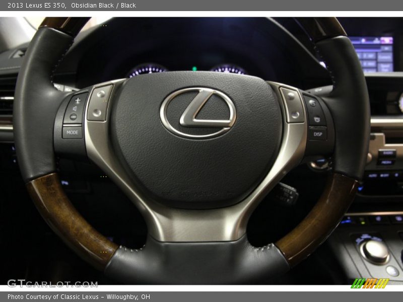 Obsidian Black / Black 2013 Lexus ES 350