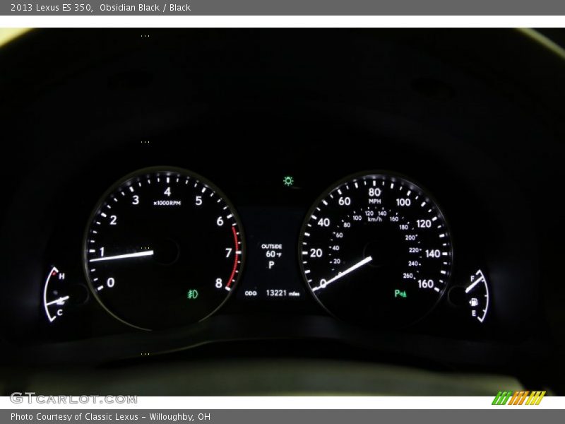 Obsidian Black / Black 2013 Lexus ES 350