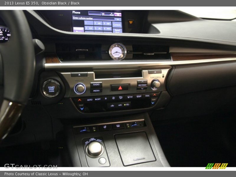 Obsidian Black / Black 2013 Lexus ES 350