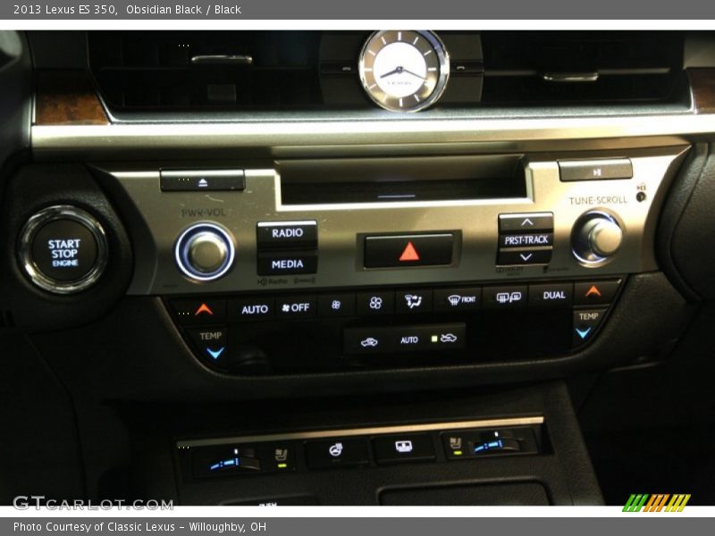 Obsidian Black / Black 2013 Lexus ES 350